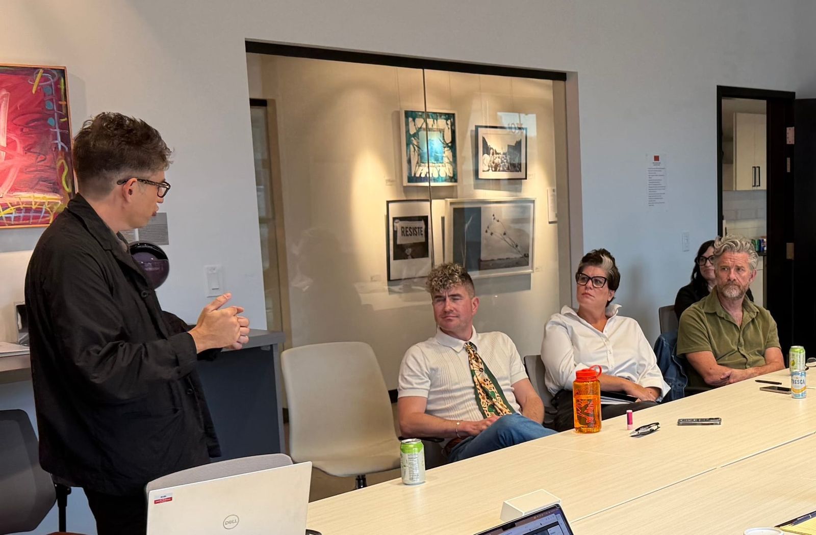 Speaking to arts leaders at Bonfils-Stanton, October 2025